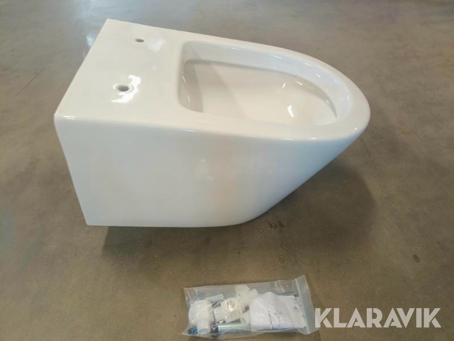 Væghængte toiletskåle 12 stk