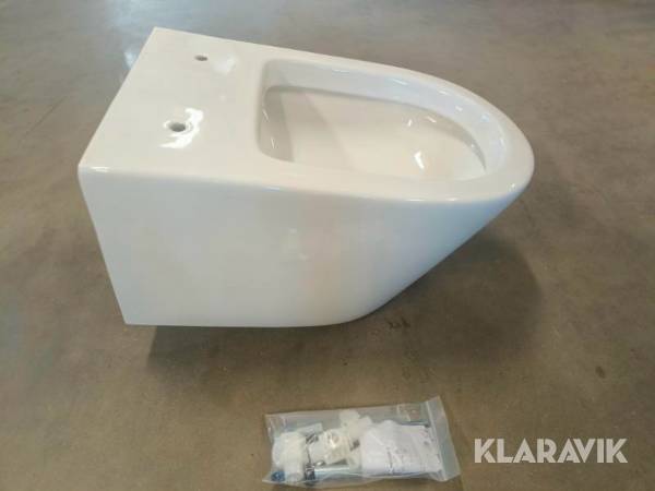 Væghængte toiletskåle 12 stk