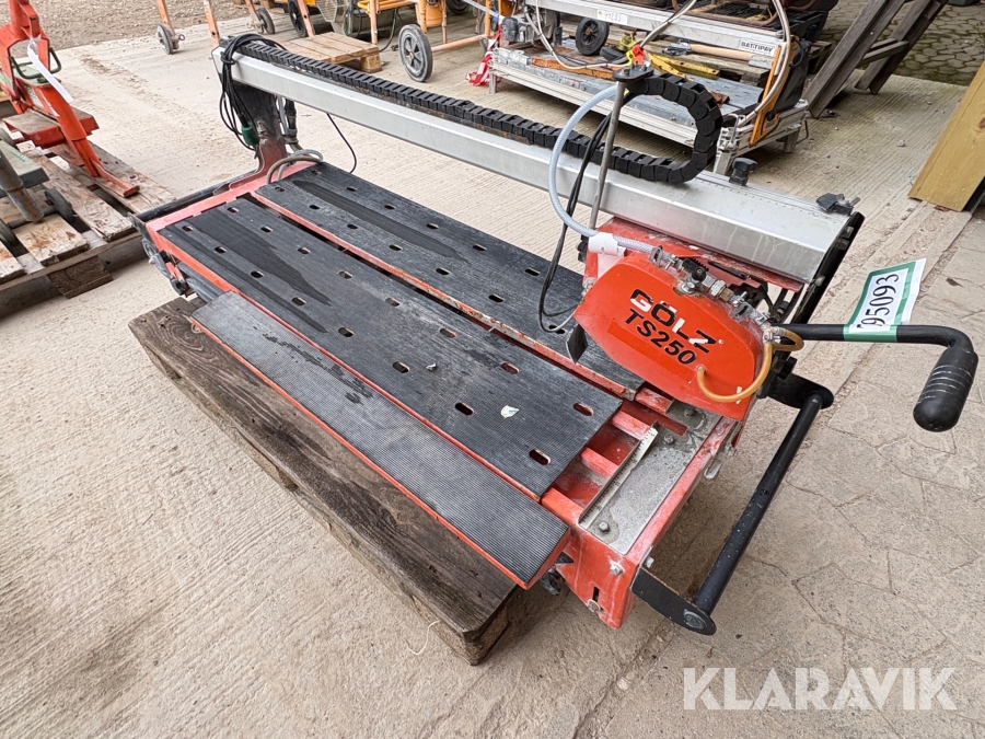 Fliseskærer på bord Gölz TS250