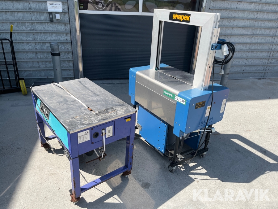 Plastbindemaskiner Strapping machine/Strappex EXS-206 / Su 2 styk