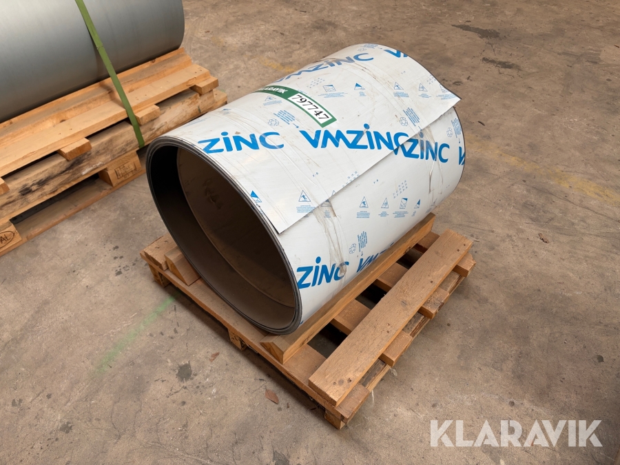 Zinkplade VMZINC på coils
