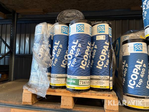 ICOPAL TOP 400 P tagpap – lys grå 21 stk. Icopal TOP 400 P