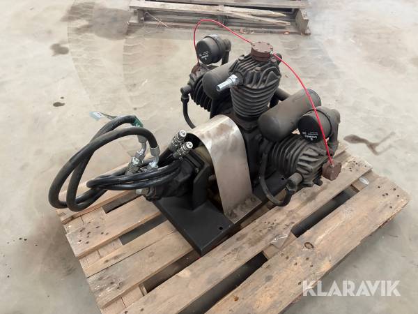 Hydraulisk stempelkompressorer Stenhøj 3 cylinderet