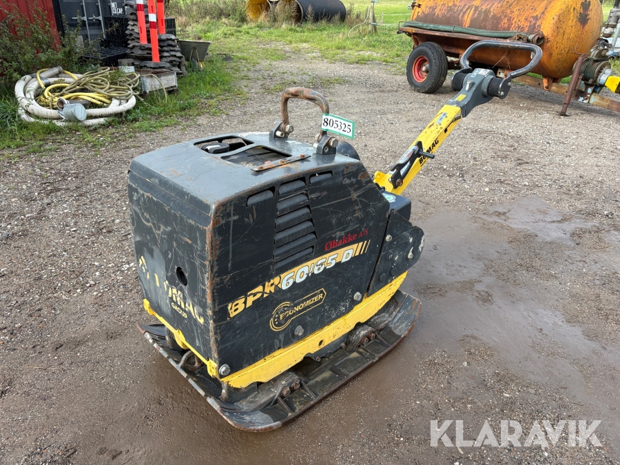Pladevibrator Bomag BPR 60/65 D/E - vendbar vibratorplade