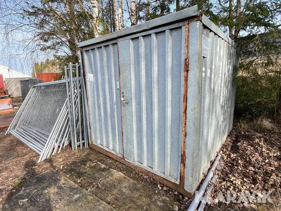 Matrialecontainer inkl. indhold 