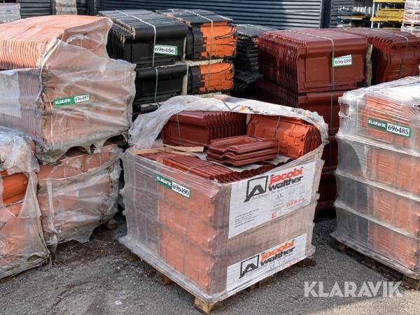 Tagsten Jacobi, stort blandet lot, 1328 styk