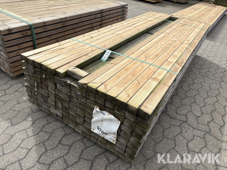 Trykimprægneret reglar