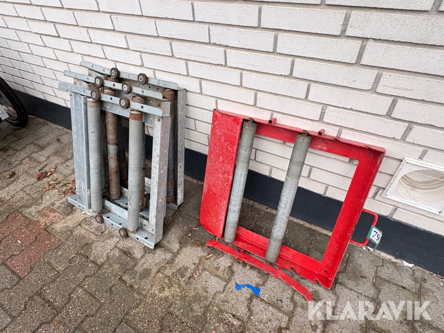 Afrullere til kabeltromler 4 styk