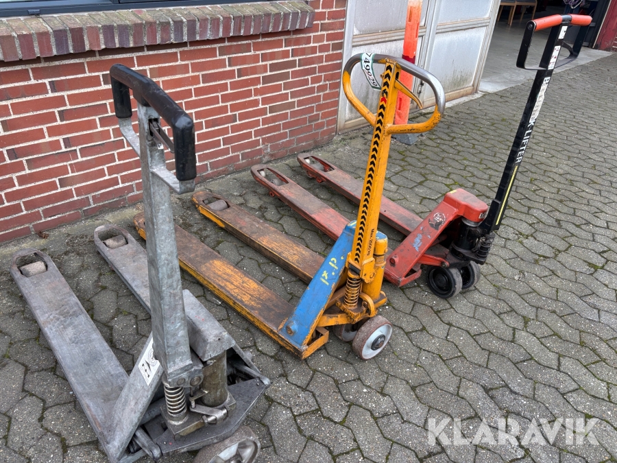 Palleløftere - 3 styks
