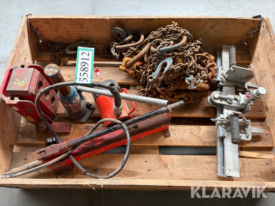 Lot - kædeslæng, donkrafte og øvrigt