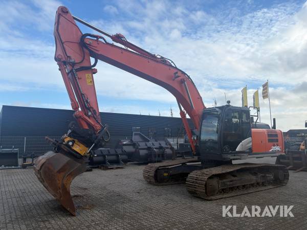 Gravemaskine Hitachi ZX250LC-6 + Engcon, GPS & skovl
