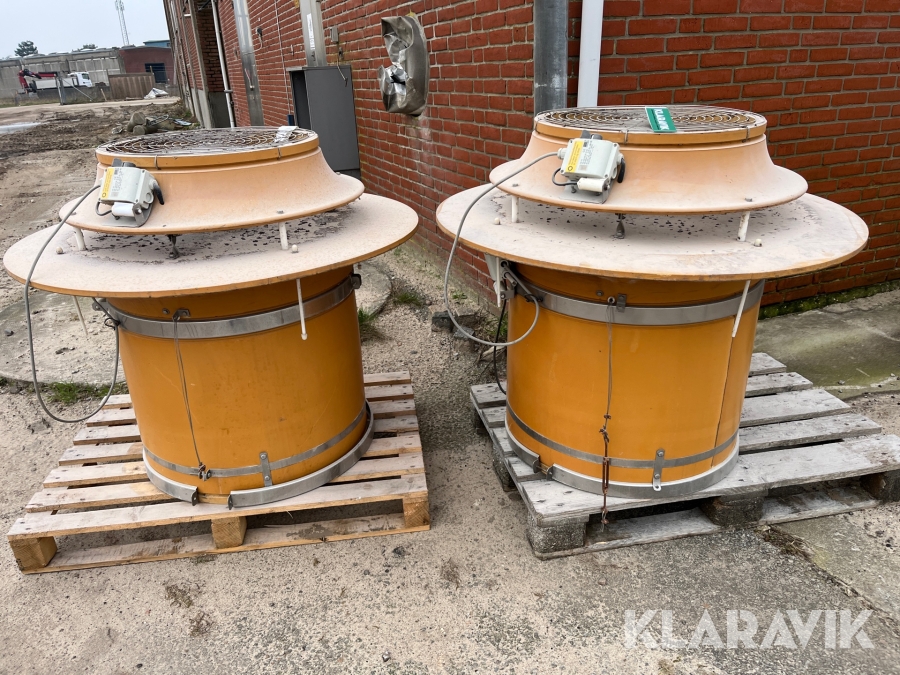 Staldventilation 2 stk