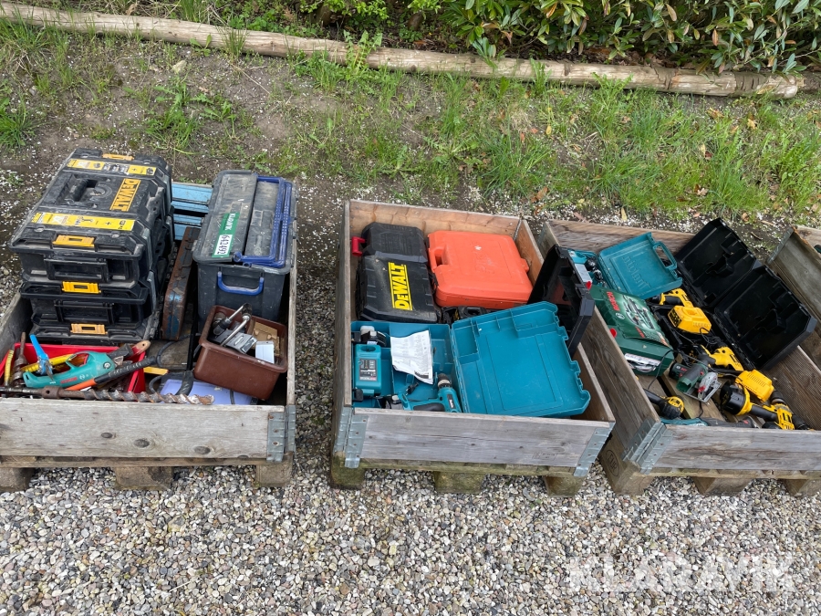 Blandet lot håndværktøj DeWalt makita BOSCH