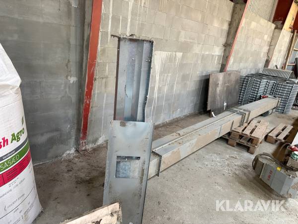 Kornelevator Jema T40-45 - med kornsnegl