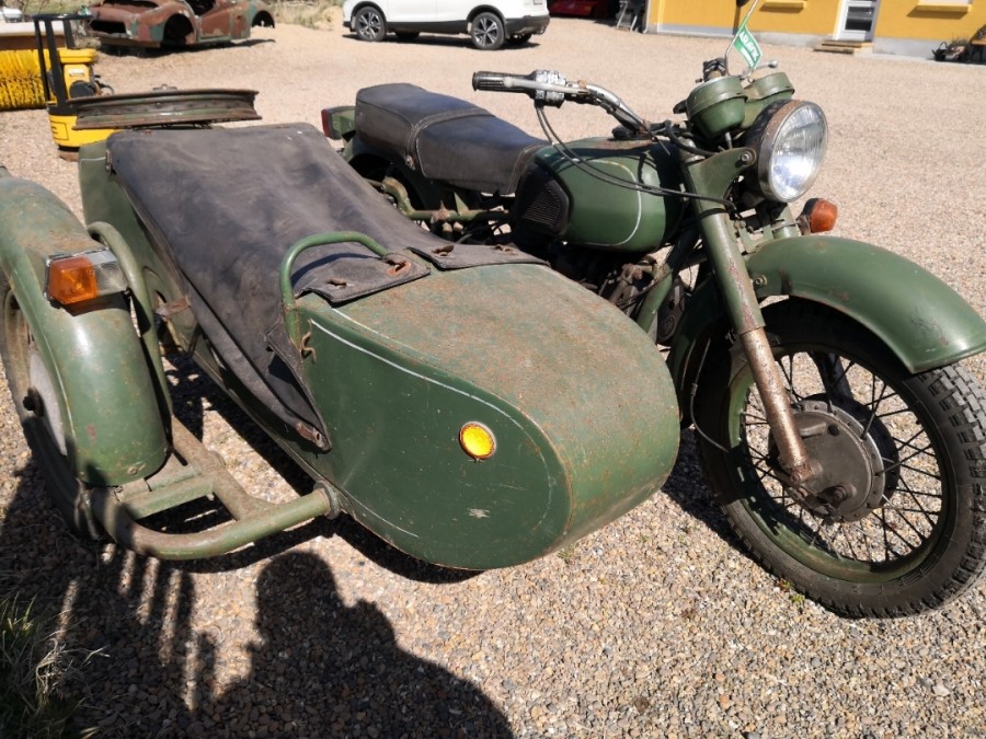 Motorcykel m. Sidevogn