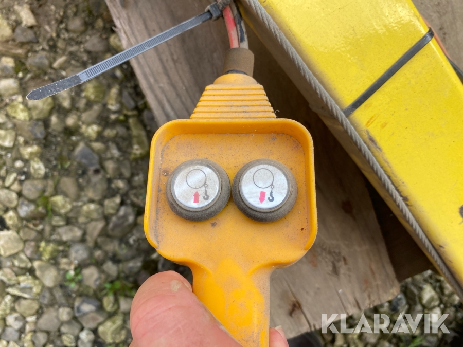 Lille kran med el hejs Scan Lifting 800kg