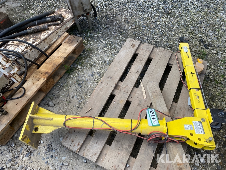 Lille kran med el hejs Scan Lifting 800kg