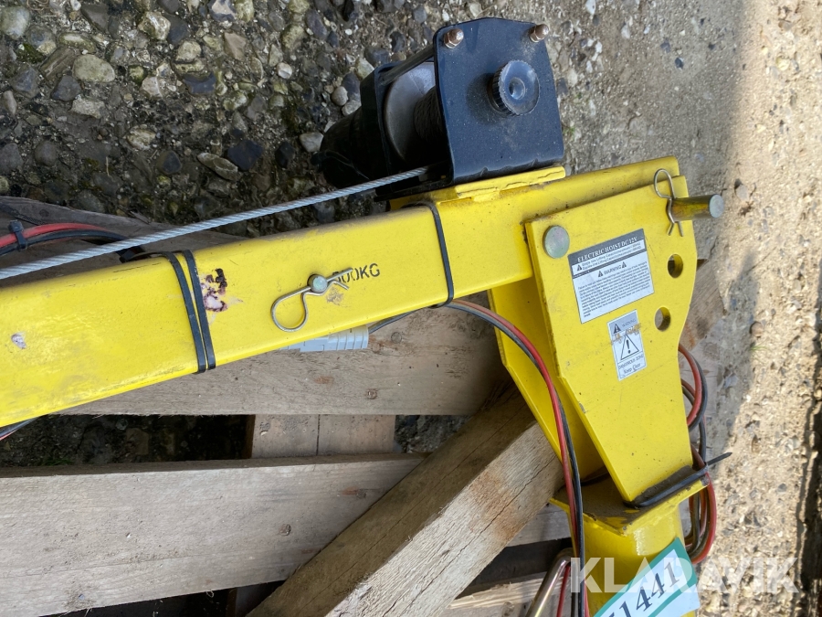 Lille kran med el hejs Scan Lifting 800kg