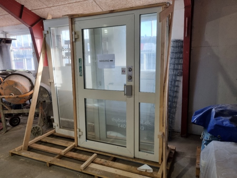 Butiksdør + Dobbelt dør