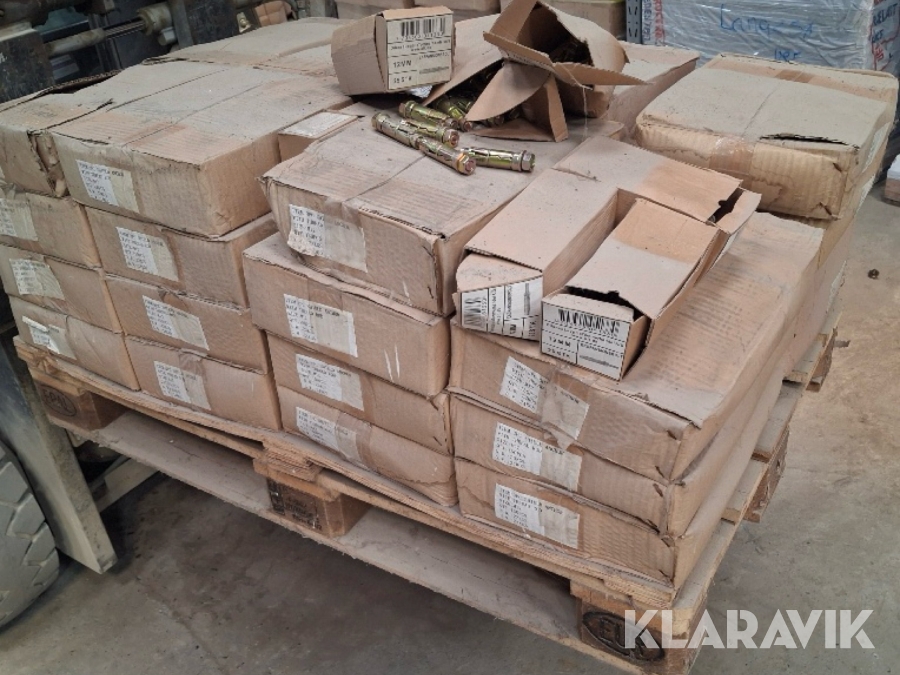 Ekspansion bolte - 12 mm, ca 4500 styk