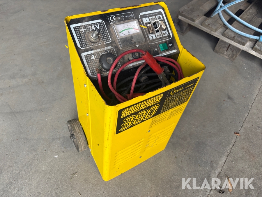 Lader/booster Quin-Charger Starter 380 12/24 volt