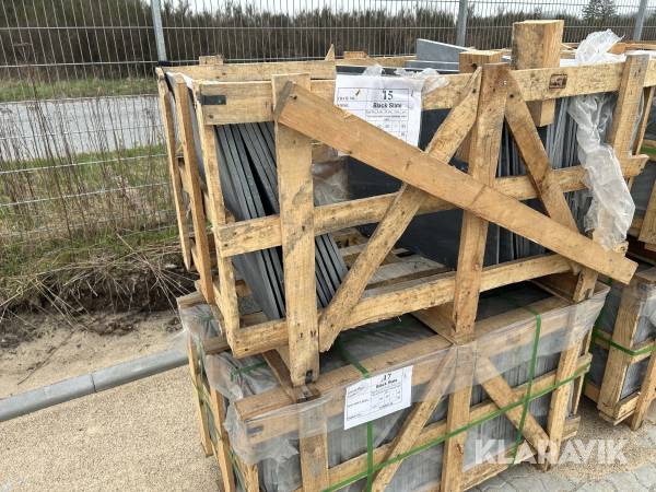 Kinesisk skiffer Black slate, 34m2