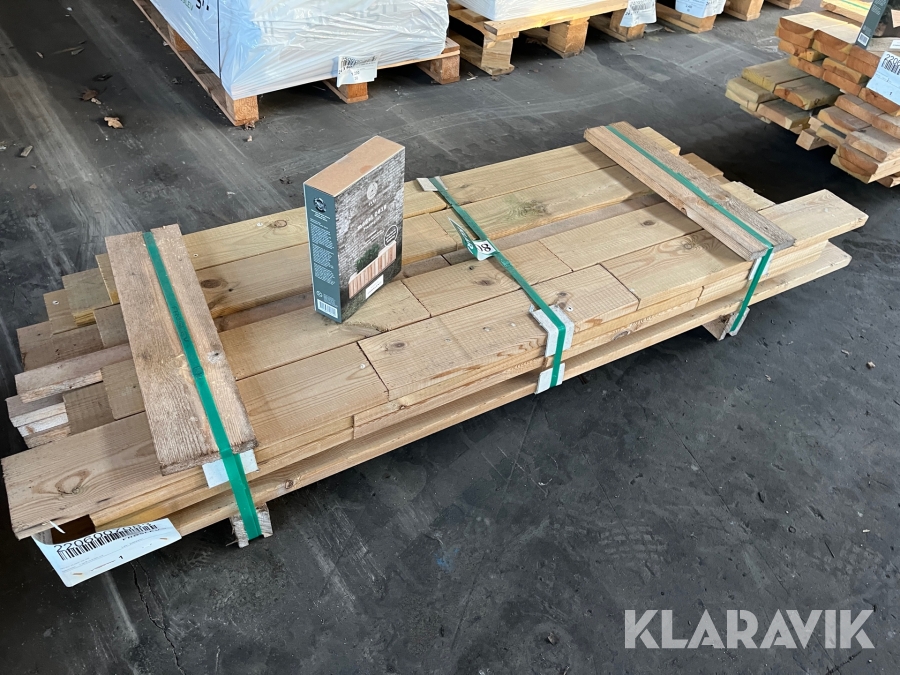 Træpakke Arki Kit 0619 plante plint bænk 5 sæt