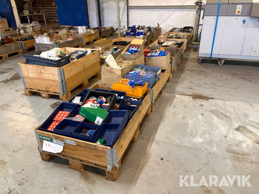 Remhjul og lader - 11 paller