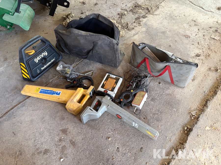 Kabelsøger Radiodetection RD400LCTx og Dynatel 2210 ER3