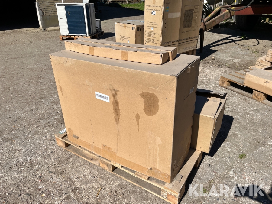 Varmepumpe luft til luft 1 styk inderdel og 1 yderdel