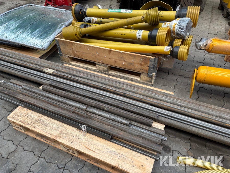 PTO aksler og rør Sparex Easylock 700-1000 mm 12 styk