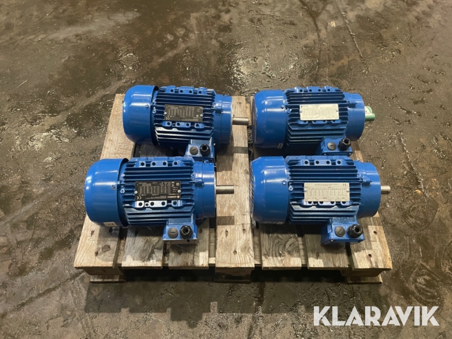 Elektriske motorer 4 styk