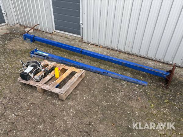 Svingkran med trækspil Powercraft - 200 kg