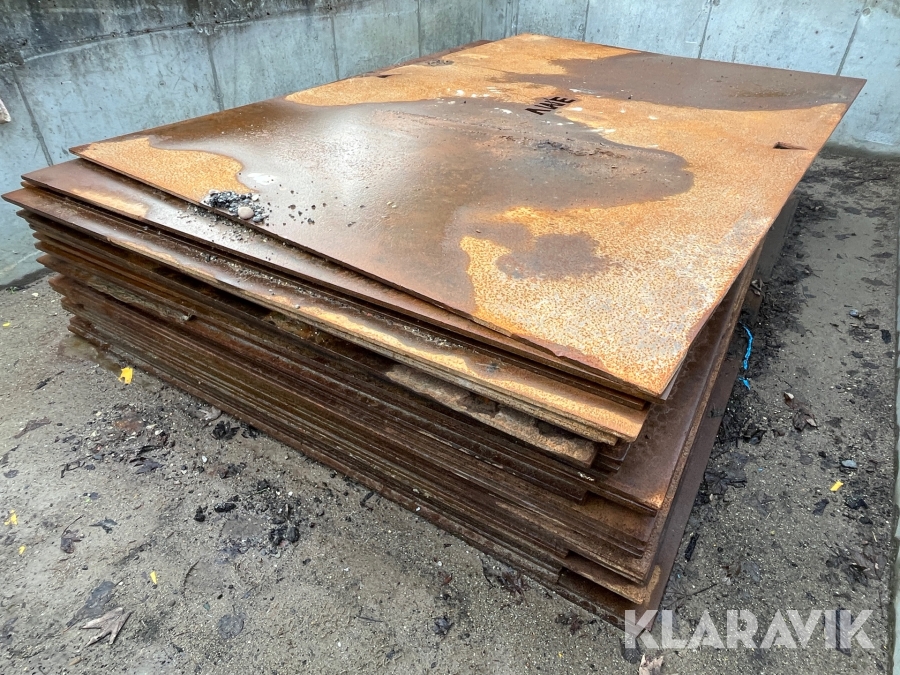 Jernplader 2x3x0,15 mm 10 stk 