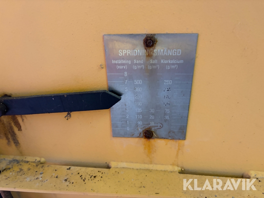 Saltspreder Friggeråkers Verkstäder AB T-20 E