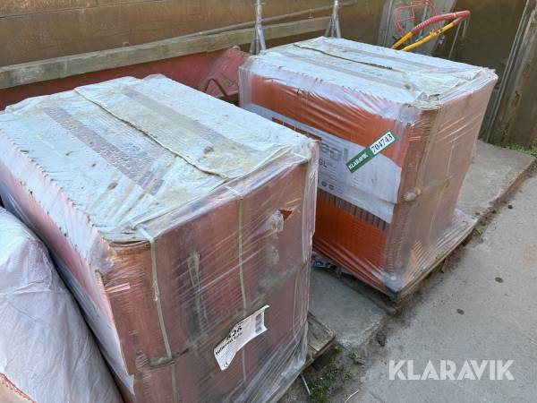 Tagsten Randers Tegl Hillerød fals vingetegl 210 styk 2 paller