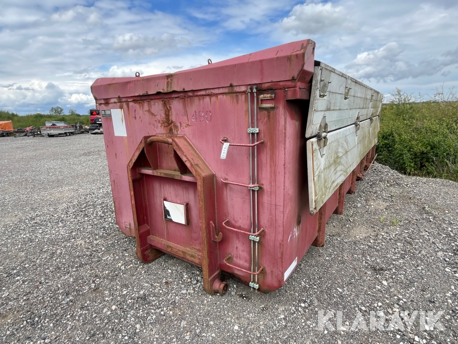 Container med låg Aasum Smedie 6.7-24 lad s kroghejs