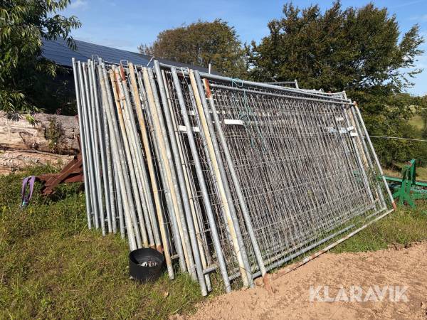 Byggeplads hegn Blandet 3500 mm 46 styk