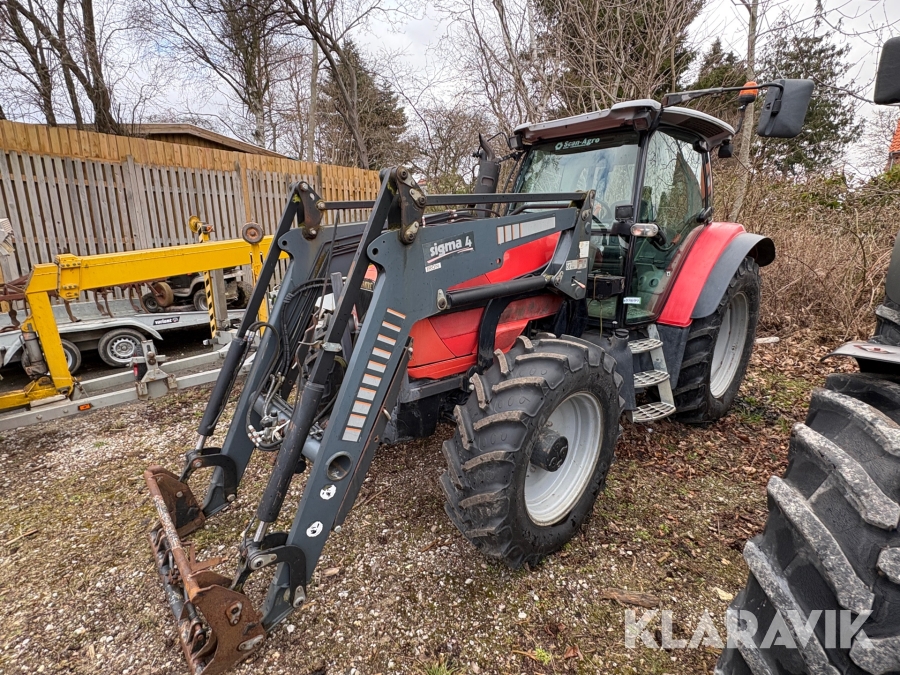 Traktor Same ST 228 med frontlæsser