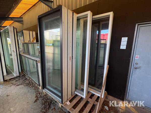 Døre og vinduer Velfac - 5 styk
