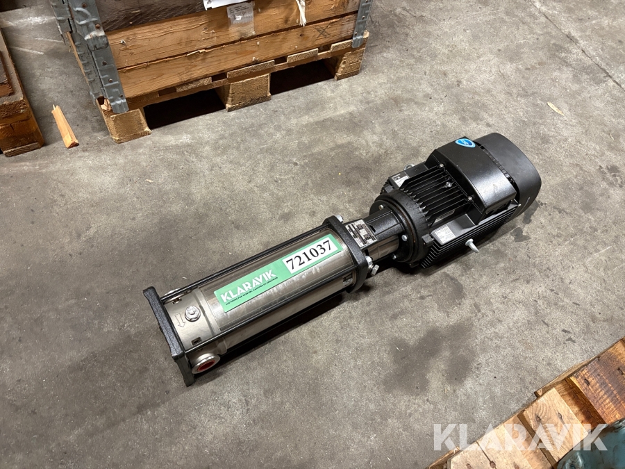 vertikal højtryks-multitrins pumpe Grundfos 