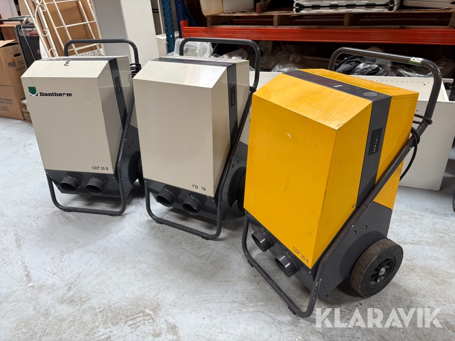 Affugtere Dantherm CDT 35 S 3 styk