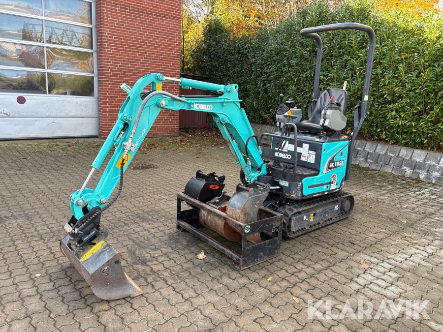 Minigraver m/redskabspakke Kobelco SK10SR-2E