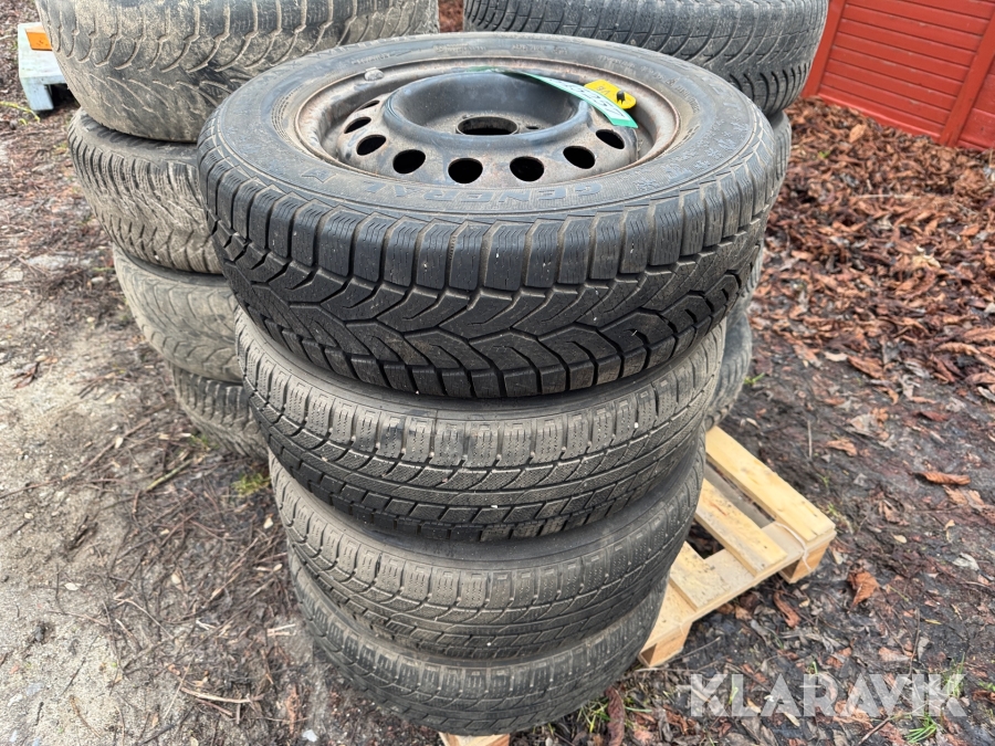 Dæk med fælge General Altimax winter plus