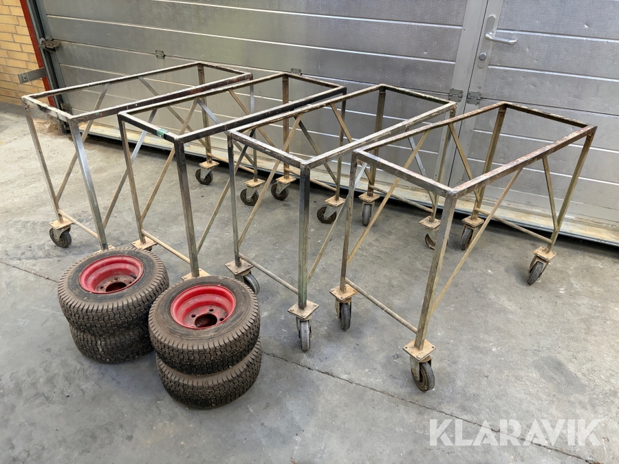 Vogne og hjul blandet lot