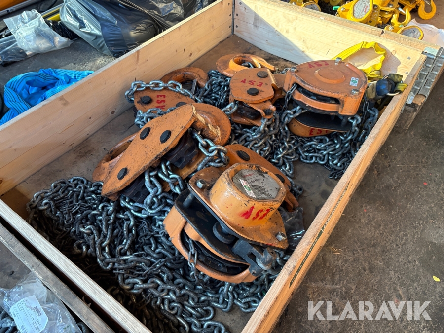 Krantaljer DK Products Chain hoist 2 enheder - 10T