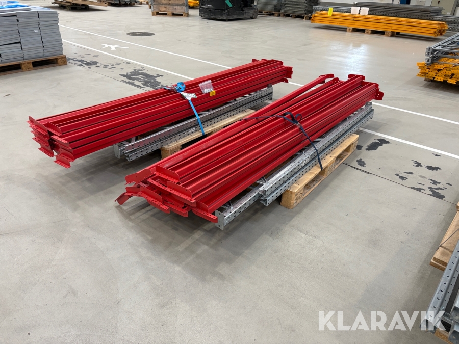 Pallereol Tough Lagerreol L 2700mm - 6 stigereoler/ 35 hylder