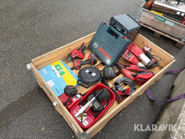 Assorteret håndværktøj - 1 palle