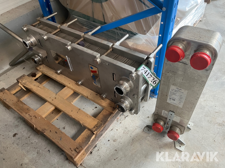 Varmevekslere APV/Danfoss XB59M-1-60/H17 2 styk