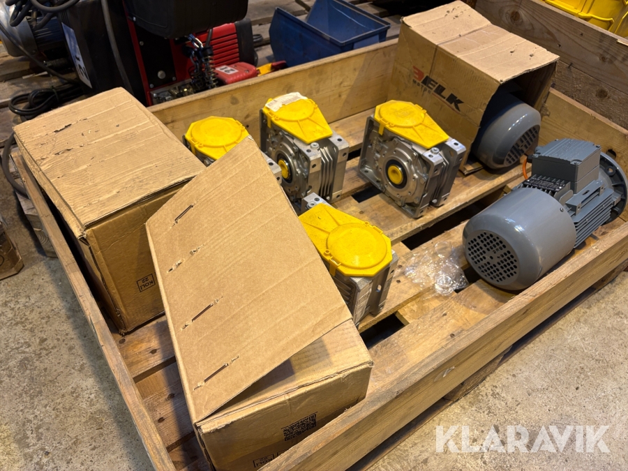 Motore og gearenheder - 4 styks af hver